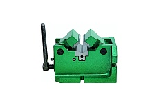 Станочные трубные тиски CNIC QW 62 100 мм, для зажима цилиндрических заготовок d 10-80 мм 32636