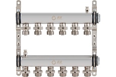 Коллекторная группа AV Engineering AVE134, 6 выходов AVE13400106