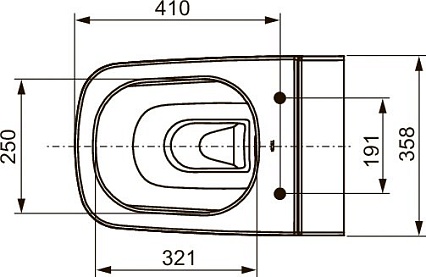 Крышка-сиденье TECE One 9700600 с микролифтом