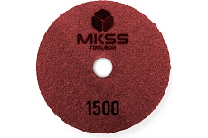 Алмазный гибкий шлифовальный круг MKSS Toolbox MK2604 АГШК Ø100 Р1500 для мокрой полировки MKSS MK26041500