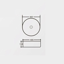 Раковина Vincea VBS-316MB 40.5 см матовый черный