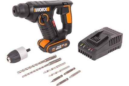 Аккумуляторный перфоратор Worx WX394.3