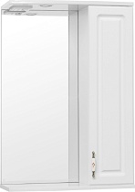 Зеркальный шкаф Style Line Олеандр-2 55 см белый