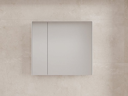 Зеркальный шкаф Style Line Лима 80x70 см белый матовый ЛС-00002344