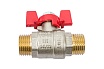 Шаровой кран Rommer 1/2", НР/НР, RBV-0007-0410215, RG008UB5BPDC5I