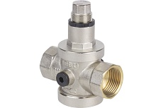 Редуктор давления поршневой TEBO ВН/ВН 1" с выходом под манометр T-АБ.701.1.CN