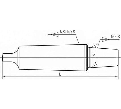 Оправка переходная для сверлильного патрона КМ3/В16 с лапкой SOVIS 12493