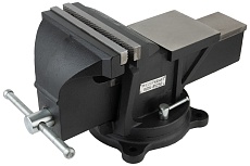 Профессиональные слесарные тиски Wiederkraft поворотные, с наковальней, 250 мм WDK-BV250