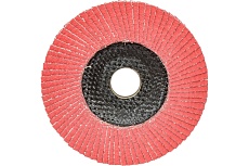 Круг лепестковый торцевой, прямой, керамика 125х22.2 мм, P-80 ABRAFORM AF-FLAP-FT-125-P80-CRM