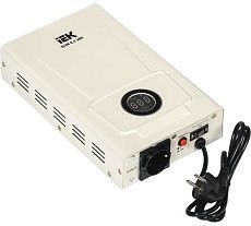 Однофазный стабилизатор напряжения IEK настенный 0,5кВА SLIM IVS22-1-D05-09