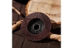 Круг лепестковый торцевой P80, 115x22.2 мм Kranz KR-90-0007
