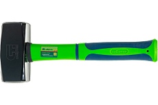 Кувалда Сибртех 1500 г, фибергласовая обрезиненная рукоятка 10916