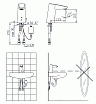 Смеситель для раковины Oras Cubista 2814F бесконтактный