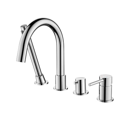 Смеситель на борт ванны Aquatek Европа AQ1348CR хром