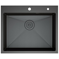 Кухонная мойка D&K 60 см DKS604506 графит