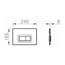 Кнопка смыва VitrA Loop R 740-0680