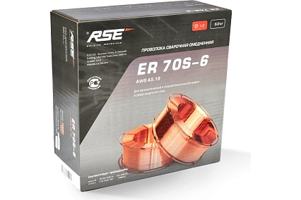 Сварочная проволока ER70S-6 1 мм, 5 кг RSE УТ-00000034