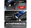 Подкатной гидравлический домкрат Forsage 3 т, с механизмом быстрого подъема и сменной надставкой, 150-530 мм F-T83006B(16904)