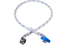 Гибкая подводка для воды ЦС нейлон, 1/2”Г-угол х 1/2&quot;Г- угол L-40 см, штука ГП002222