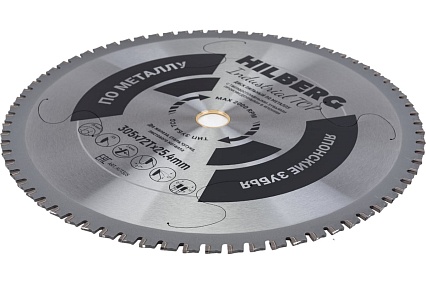 Диск пильный Industrial TOP Металл 305х25.4 мм, 72Т Hilberg HFT305