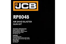 Пистолет пескоструйный пневматический JCB со сменными насадками и песком JCB-RP8048(58319)