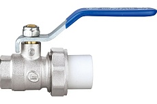 Шаровой кран DOUBLE-LIN 1 сварная головка и ВР, латунный резьбовой - 20x1/2&quot; LL1137 (20x1/2&quot;)