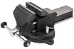 Тиски Forcekraft стальные поворотные с наковальней 3", 80мм FK-6540303(60296)
