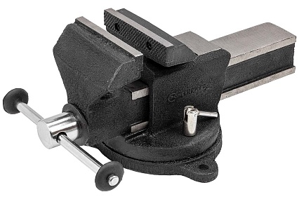 Тиски Forcekraft стальные поворотные с наковальней 3", 80мм FK-6540303(60296)