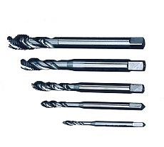 Набор машинных метчиков Bucovice Tools из 5 шт С35 М4-М12 с винтовыми канавками 103112