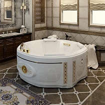 Акриловая ванна Fra Grande Фарнезе 190x190 с панелью