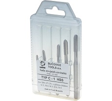 Набор машинных метчиков Bucovice Tools 5шт С1 М3-М8 с прямой кан. 101008