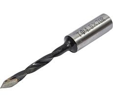 Сверло сквозное 4.5х10х70 мм, R Deltatools 06-0071