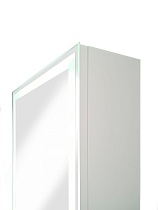 Зеркальный шкаф Art&Max Techno 35x65 AM-Tec-350-650-1D-L-DS-F с подсветкой, белый глянцевый