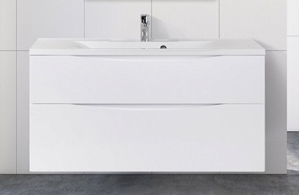 Мебель для ванной BelBagno Marino 110 см, высота 60 см Bianco Lucido