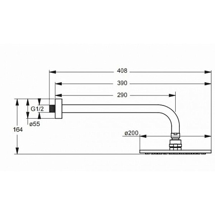 Душевой набор Ideal Standard Ceraflex BC447AA 4 в 1