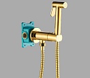 Гигиенический душ со смесителем ALMAes Agata AL-877-08 золото