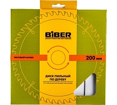 Диск пильный по дереву (200х32/30/20/16 мм; Z48; чистый рез) Biber 85252 тов-123364