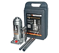 Домкрат гидравлический бутылочный Vettler 6 т, в кейсе VEBJ6N