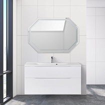 Тумба с раковиной BelBagno Marino 110 см, высота 60 см Bianco Lucido