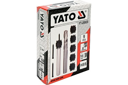 Набор для высверливания точечной сварки 9 предметов Yato YT-28920
