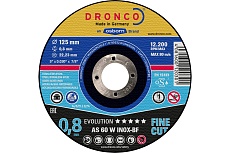 Диск отрезной по металлу Evolution AS 60 W BOX-10 (10 шт в жестяной коробке; 125x0.8x22.23 мм) DRONCO 6900841100