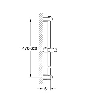 Душевая штанга Grohe Euphoria 27499000