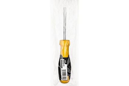 Шлицевая отвертка Deli SL5х75мм DL6350751 Cr-V, магнит, TPR+PP ручка 98345 98348