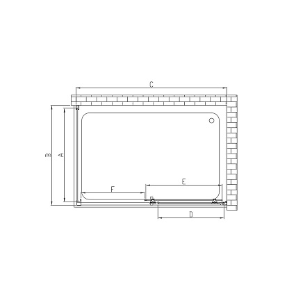 Душевой уголок Vincea Alpha VSR-3AL9012CLB 120x90 черный, прозрачное