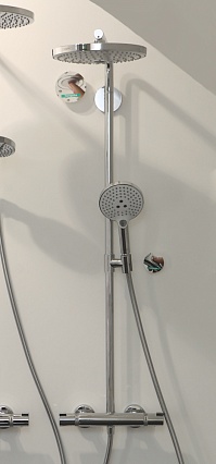 Душевая стойка Hansgrohe Raindance Select S 240 27129000 термостат