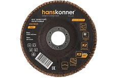 Зачистной круг лепестковый Hanskonner H9010-01-125x22-40ZTC