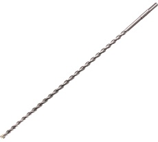 Бур по бетону, двойная спираль, Cobalt W-tip (10x460 мм; SDS PLUS) Denzel 705020