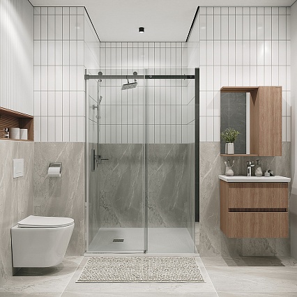 Душевая дверь Grossman Classic 140x195 прозрачное, хром 100.K33.04.140.10.00
