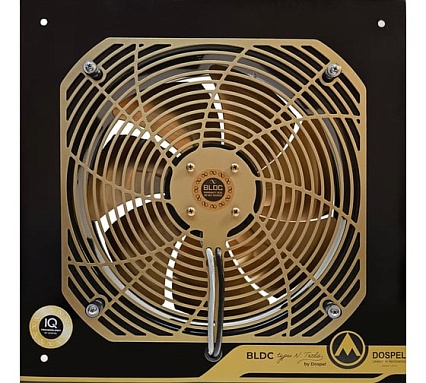Вентилятор осевой приточно-вытяжной с потенциометром Dospel WOKS 200 BLDC GOLD 007-9212