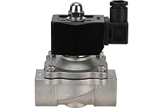 Электромагнитный клапан DN.ru двухходовой VS2W-301V-NO Ду25 Ру10 сталь, VITON 24В DC D130-01867